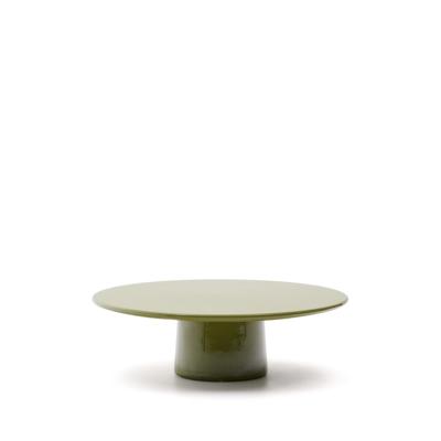 Kave Home Ronde Salontafel 'Albanella' Cement, 110cm, kleur Groen