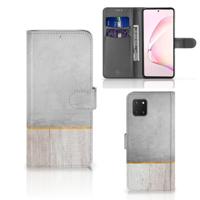 Samsung Note 10 Lite | Book Style Case | Wood Concrete