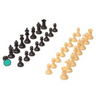 Setje van 32 stuks schaakstukken   - - thumbnail