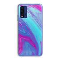 Zweverige regenboog: Xiaomi Redmi 9T Transparant Hoesje