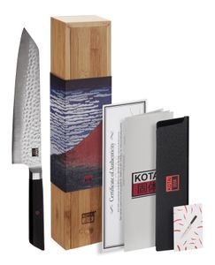 Kiritsuke Chef Mes 20cm - Kotai - Gehamerde Afwerking