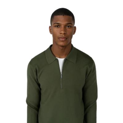 Ciszere Caleb Knitted Half Zip Casual Sweater Heren XL