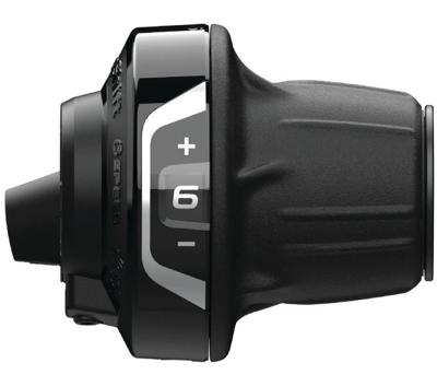 Shimano Draaiversteller (rechts) 6-speed tourney sl-rv400 - zwart/zilver