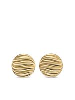 David Yurman puces d'oreilles Sculpted Cable en or 18ct