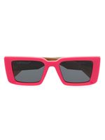 Off-White Eyewear lunettes de soleil Savannah à design bicolore - Rose - thumbnail