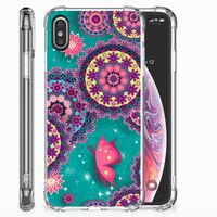 Apple iPhone X | Xs Back Cover Cirkels en Vlinders