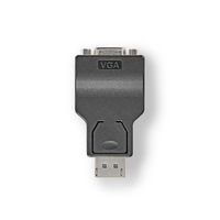 Nedis DisplayPort-Adapter | DisplayPort Male | VGA Female 15p | Zwart | 1 stuks - CCGB37935BK CCGB37935BK
