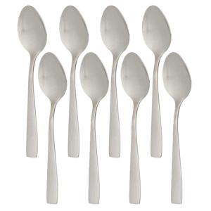 Kinvara Theelepels/dessertlepels/koffielepels - 16x - Zilver - 16 cm - RVS