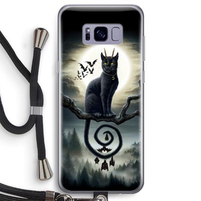 Moonlight Companions: Samsung Galaxy S8 Transparant Hoesje met koord