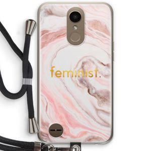 Feminist: LG K10 (2017) Transparant Hoesje met koord