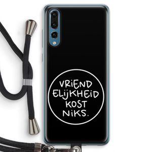Vriendelijkheid: Huawei P20 Pro Transparant Hoesje met koord