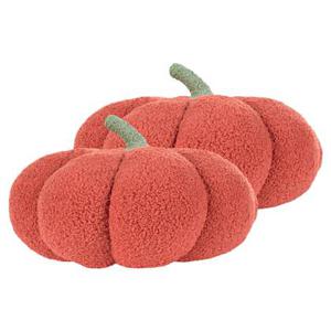 Beliani - MUNCHKIN - Sierkussen set van 2 - Oranje - 35 cm - Bouclé