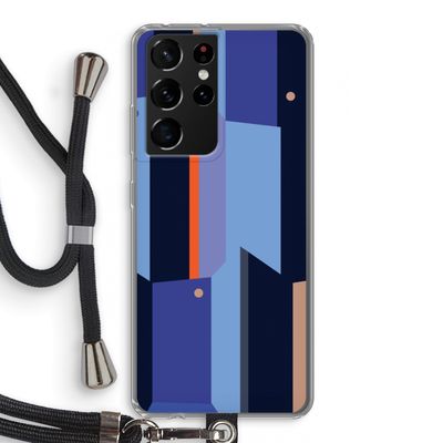 Gestalte 3: Samsung Galaxy S21 Ultra Transparant Hoesje met koord