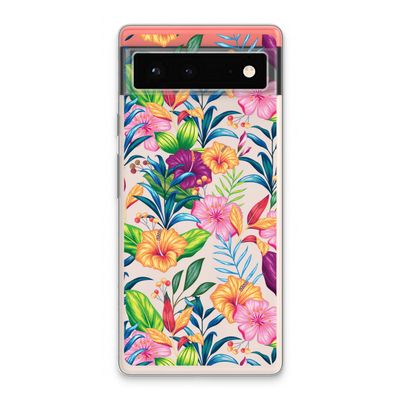 Tropisch 2: Google Pixel 6 Transparant Hoesje