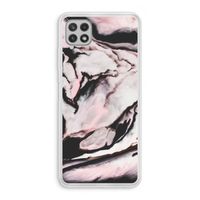 Roze stroom: Samsung Galaxy A22 4G Transparant Hoesje