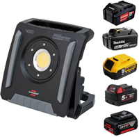 Brennenstuhl 1173140400 | multi batterij led bouwlamp | 4000 ma | 4500 lm | ip65 | zonder accu - 1173140400