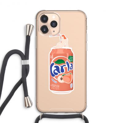 S(peach)less: iPhone 11 Pro Max Transparant Hoesje met koord