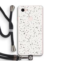 Terrazzo N°14: Pixel 3 XL Transparant Hoesje met koord