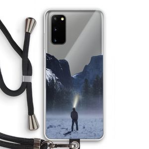 Wanderlust: Samsung Galaxy S20 Transparant Hoesje met koord