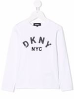 Dkny Kids t-shirt à logo imprimé - Blanc