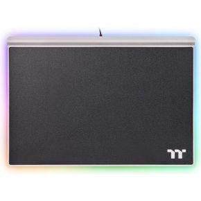 Thermaltake Argent MP1 RGB Game-muismat Zwart, Titanium