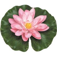 Waterlelie roze kunststof 14cm - thumbnail