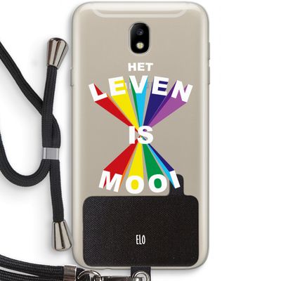Het Leven Is Mooi: Samsung Galaxy J7 (2017) Transparant Hoesje met koord
