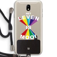 Het Leven Is Mooi: Samsung Galaxy J7 (2017) Transparant Hoesje met koord