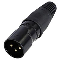 Rean AV RCX3M-Z-002-1 XLR-connector Stekker, recht Aantal polen: 3 1 stuk(s) - thumbnail