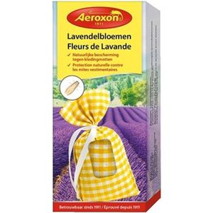 3x Zakjes lavendelbloemen anti-motten bestrijding