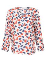 Blouse Bladeren Wit Blouse Bladeren Wit