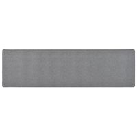 VidaXL Tapijtloper 80x300 cm donkergrijs