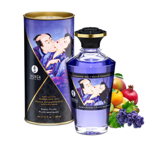 Shunga Aphrodisia Oil - Exotic Fruits - 3.5 fl oz / 100 ml