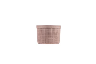 Curver Jute opbergmand rond 2 liter rose dawn