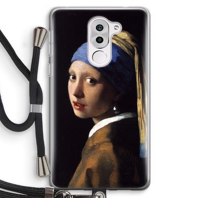 The Pearl Earring: Honor 6X Transparant Hoesje met koord
