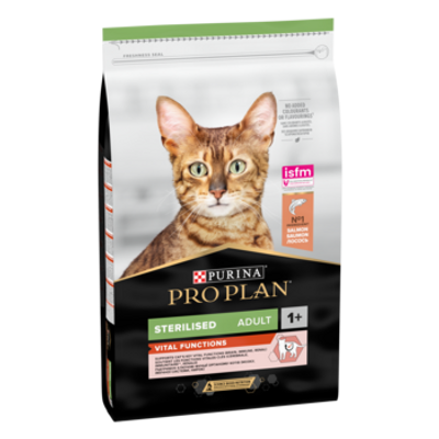 Purina Pro Plan Cat Adult 1+ Sterilised Sensitive 10kg Zalm