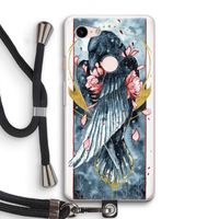 Golden Raven: Pixel 3 Transparant Hoesje met koord