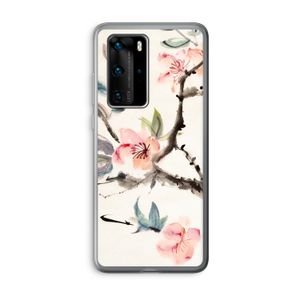 Japanse bloemen: Huawei P40 Pro Transparant Hoesje