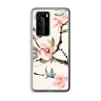 Japanse bloemen: Huawei P40 Pro Transparant Hoesje Japanse bloemen: Huawei P40 Pro Transparant Hoesje