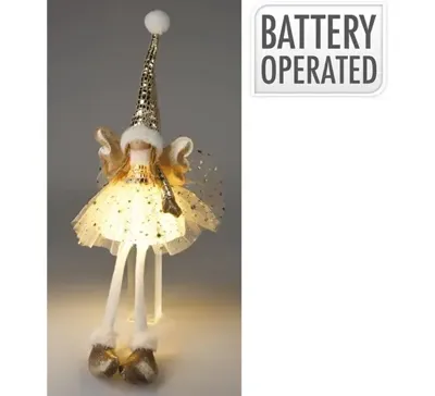 ENGELMEISJE M LED 60CM GOUD