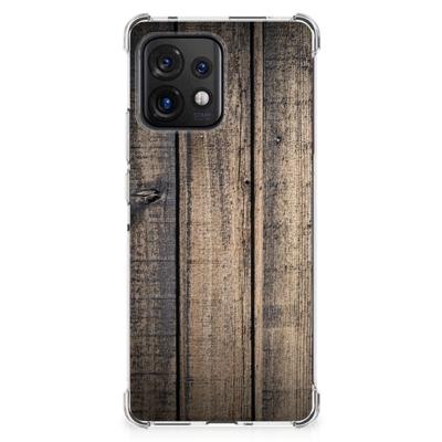 Motorola Edge 40 Pro Stevig Telefoonhoesje Steigerhout Motorola Edge 40 Pro Stevig Telefoonhoesje Steigerhout