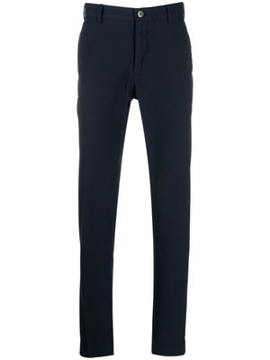 Incotex pantalon chino à coupe quatre poches - Bleu