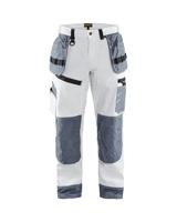 Blåkläder Werkbroek X1500 15101210 | Wit/Grijs | Maat 44 - 7330509371978