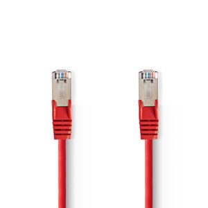 Nedis CAT5e-Kabel | SF/UTP | RJ45 Male naar RJ45 Male | 5 m | Rood | 1 stuks - CCGP85121RD50 CCGP85121RD50