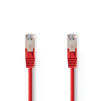 Nedis CAT5e-Kabel | SF/UTP | RJ45 Male naar RJ45 Male | 5 m | Rood | 1 stuks - CCGP85121RD50 CCGP85121RD50 - thumbnail
