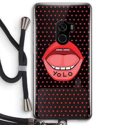 Yolo Denise: Xiaomi Mi Mix 2 Transparant Hoesje met koord