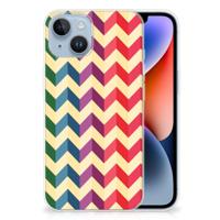 Apple iPhone 14 | TPU bumper | Zigzag Multi Color