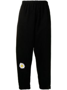 Natasha Zinko pantalon de jogging court imprimé - Noir