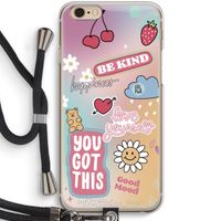 Positivity: iPhone 6 / 6S Transparant Hoesje met koord
