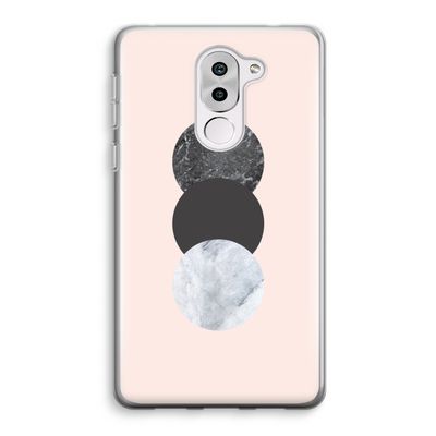 Marmeren cirkels: Honor 6X Transparant Hoesje
